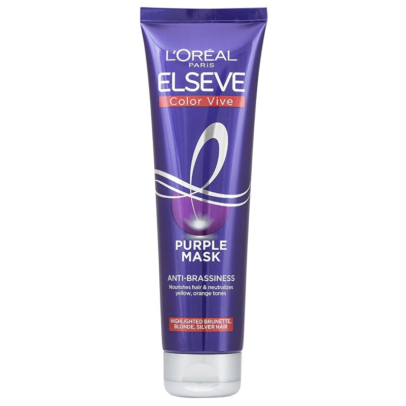 Vyživující maska pro blond a melírované vlasy Elseve Color Vive (Purple Mask) Aveda - 150 ml Vyživující maska pro blond a melírované vlasy Elseve Color Vive (Purple Mask) Aveda - 150 ml