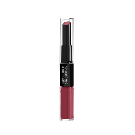 Dlouhotrvající rtěnka a lesk na rty 2v1 Infallible 24H Parisian Nudes Aveda / Odstín: 213 Toujours Teaberry - 6 ml