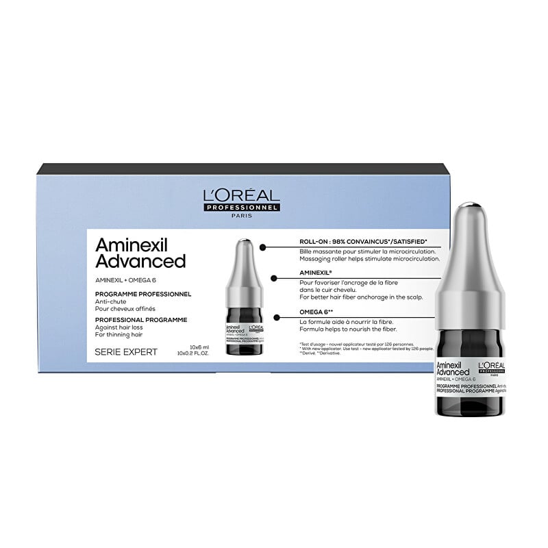 Ampule proti padání vlasů Aminexil (Advanced Ampuls) Aveda - 10 x 6 ml Ampule proti padání vlasů Aminexil (Advanced Ampuls) Aveda - 10 x 6 ml
