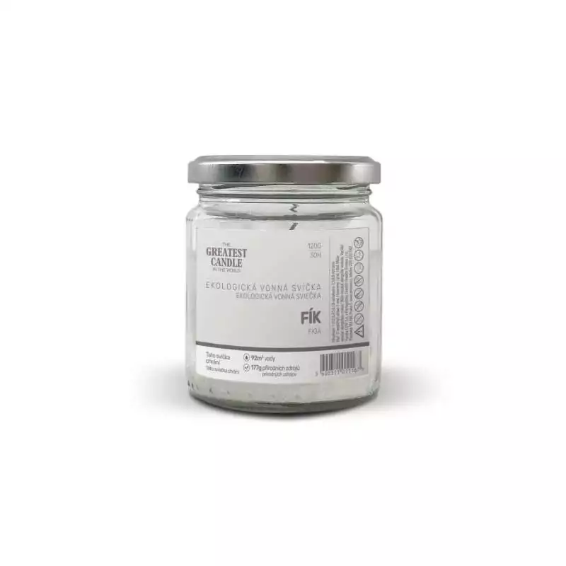 Zero-waste svíčka ve skle fík The Greatest Candle - 120 g Zero-waste svíčka ve skle fík The Greatest Candle - 120 g