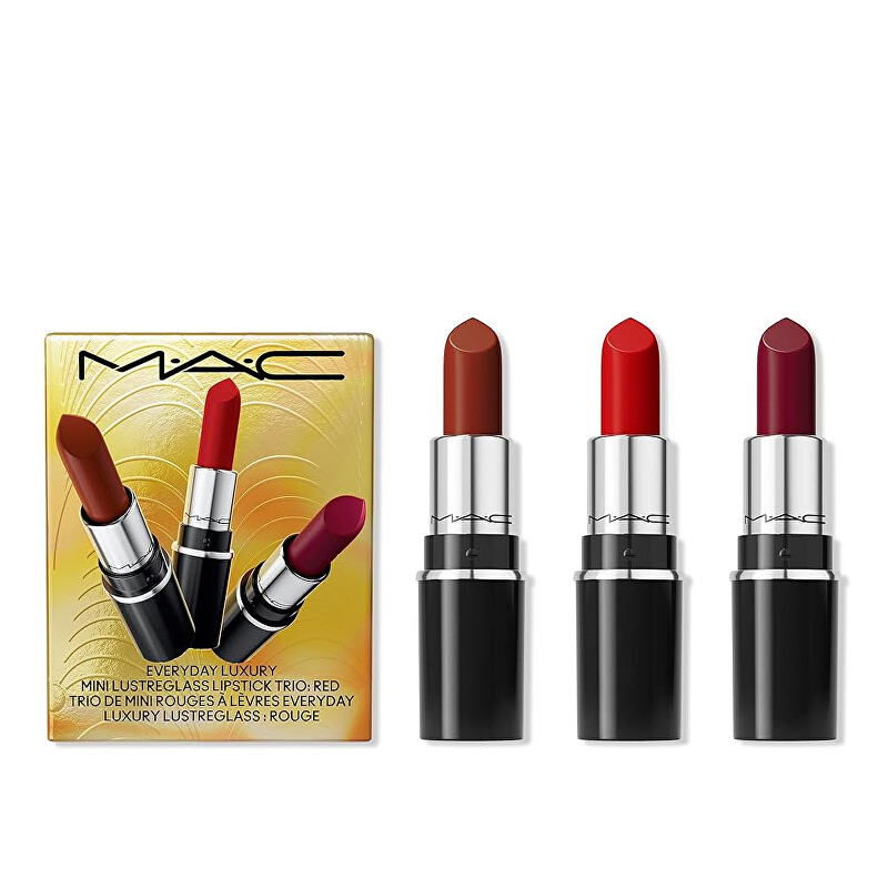 Sada na rty Everyday Luxury Mini Lustreglass Red (Lipstick Trio) Aveda Sada na rty Everyday Luxury Mini Lustreglass Red (Lipstick Trio) Aveda