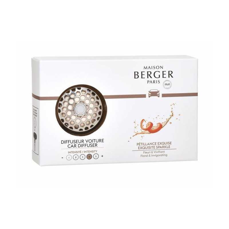 Dárková sada difuzér do auta chrome + náplň Exquisite Sparkle Aveda