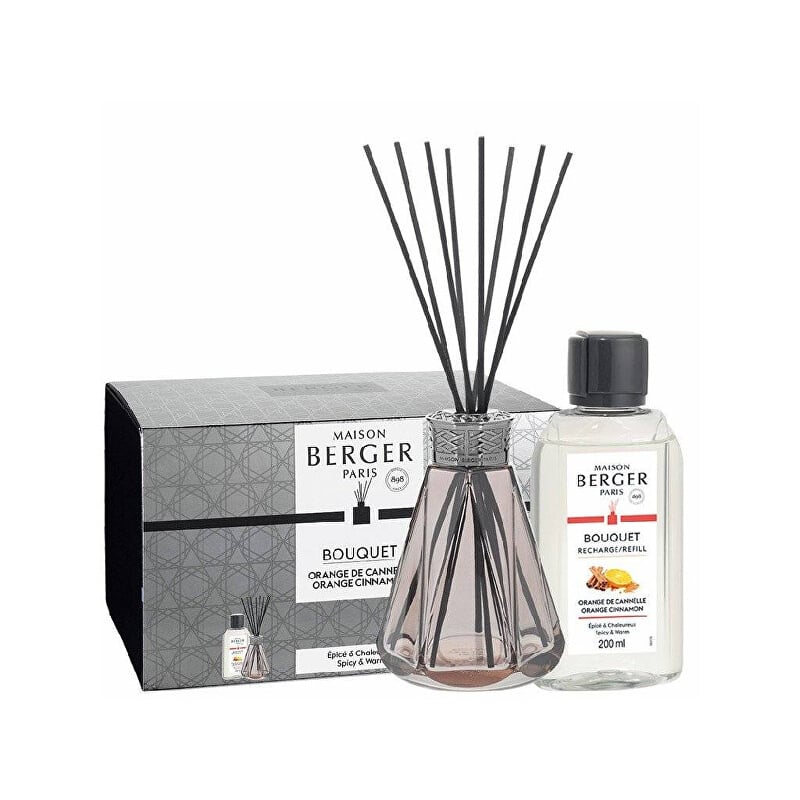 Dárková sada aroma difuzér Pyramide vintage růžový + náplň Orange Cinnamon Aveda - 200 ml Dárková sada aroma difuzér Pyramide vintage růžový + náplň Orange Cinnamon Aveda - 200 ml