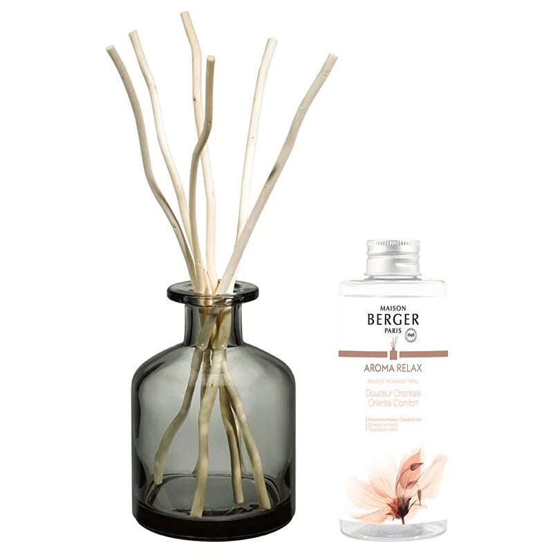 Dárková sada Aroma Relax difuzér šedý + náplň Oriental Comfort Aveda - 180 ml Dárková sada Aroma Relax difuzér šedý + náplň Oriental Comfort Aveda - 180 ml
