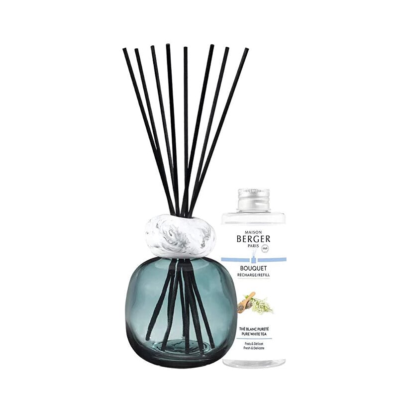 Dárková sada aroma difuzér Mineral Blue + náplň Pure White Tea Aveda - 180 ml Dárková sada aroma difuzér Mineral Blue + náplň Pure White Tea Aveda - 180 ml