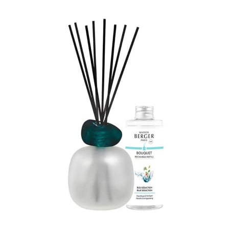 Dárková sada aroma difuzér Mineral Frosted + náplň Blue Seduction Aveda - 180 ml