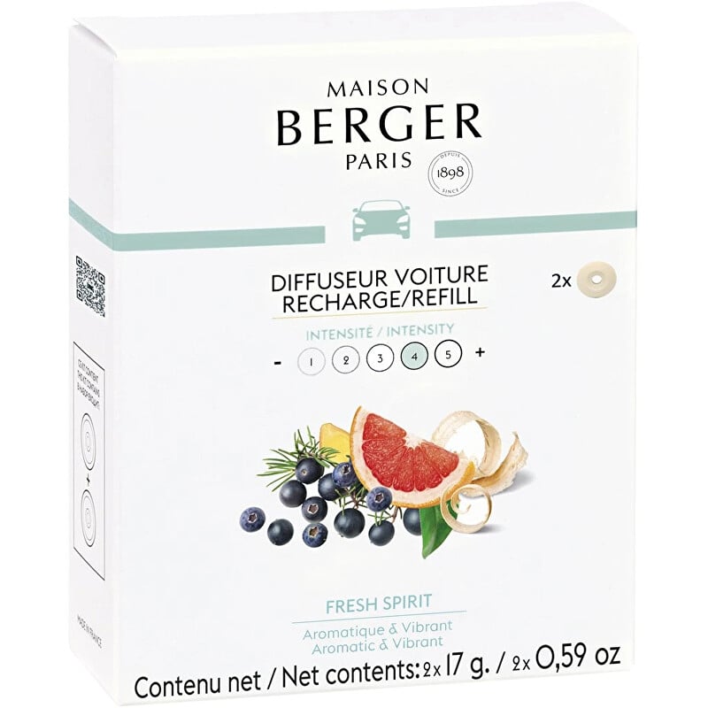 Náhradní náplň do difuzéru do auta Fresh Spirit (Car Diffuser Recharge/Refill) Aveda - 2 ks