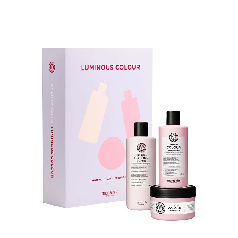 Dárková sada rozjasňující péče pro barvené vlasy Luminous Colour Aveda Dárková sada rozjasňující péče pro barvené vlasy Luminous Colour Aveda