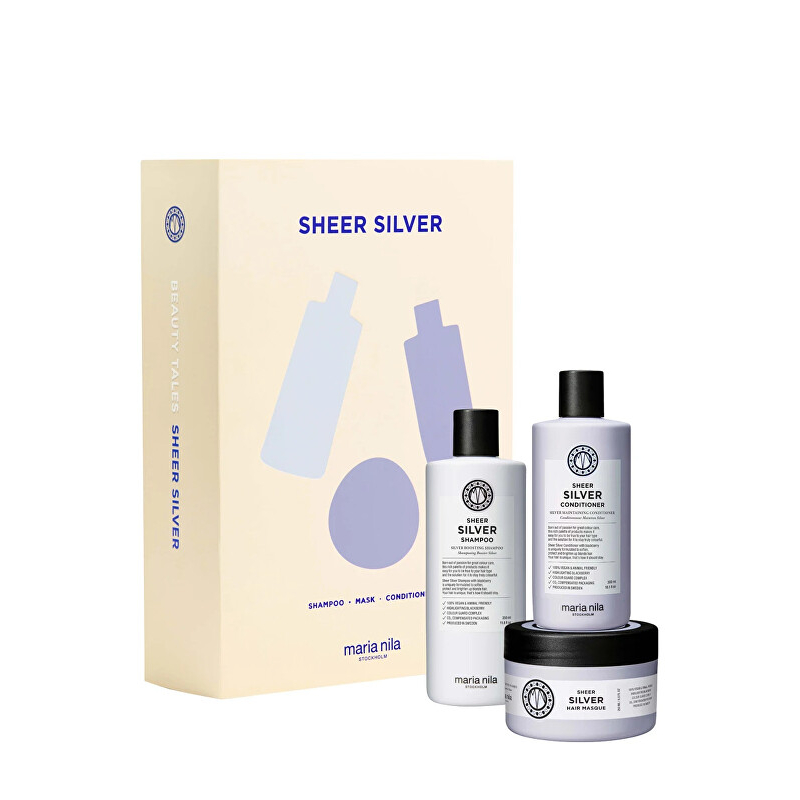 Dárková sada pro neutralizaci žlutých tónů Sheer Silver Aveda Dárková sada pro neutralizaci žlutých tónů Sheer Silver Aveda