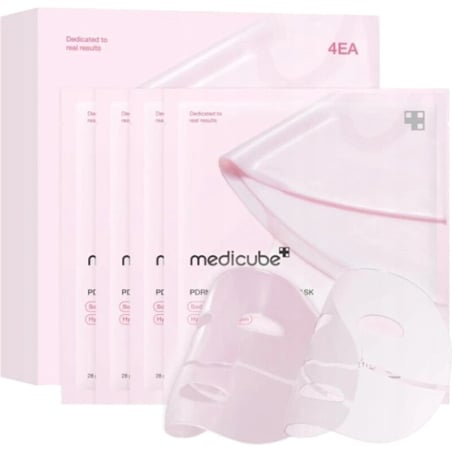 Kolagenová gelová maska PDRN Pink (Collagen Gel Mask) Aveda - 4 x 28 g