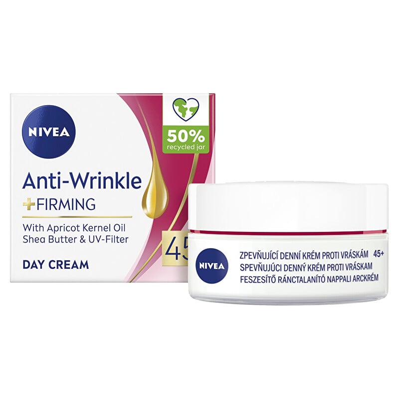Zpevňující denní krém proti vráskám 45+ (Anti-Wrinkle + Firming) Nivea - 50 ml Zpevňující denní krém proti vráskám 45+ (Anti-Wrinkle + Firming) Nivea - 50 ml
