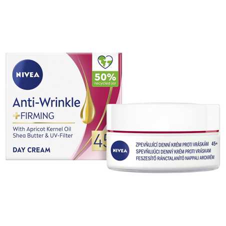 Zpevňující denní krém proti vráskám 45+ (Anti-Wrinkle + Firming) Nivea - 50 ml