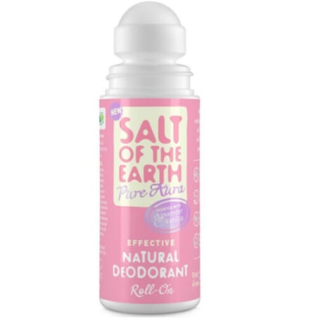 Přírodní kuličkový deodorant s levandulí a vanilkou Pure Aura (Natural Deodorant) Salt Of The Earth - 75 ml