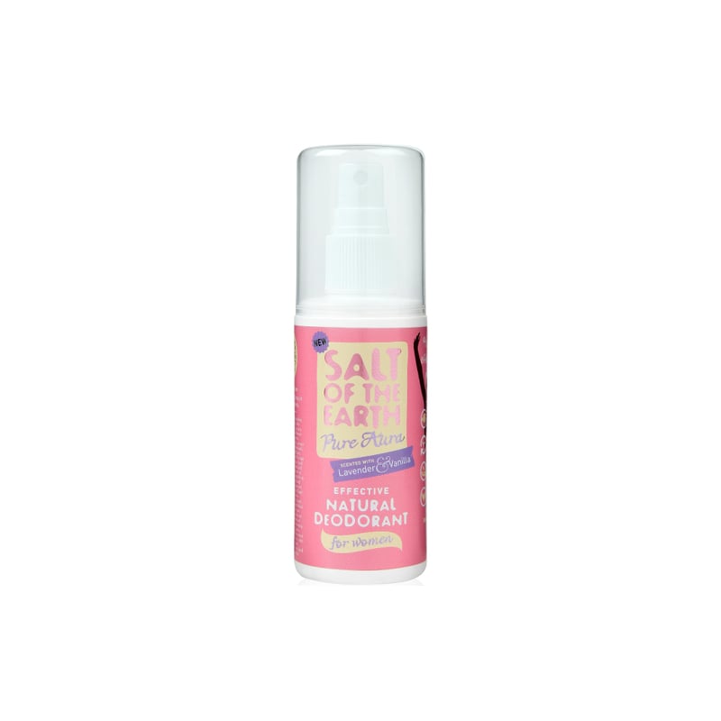 Přírodní deodorant ve spreji s levandulí a vanilkou Pure Aura (Natural Deodorant) Salt Of The Earth - 100 ml Přírodní deodorant ve spreji s levandulí a vanilkou Pure Aura (Natural Deodorant) Salt Of The Earth - 100 ml