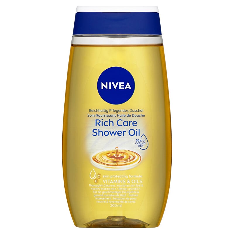 Sprchový olej pro velmi suchou pokožku Natural Oil Nivea - 200 ml