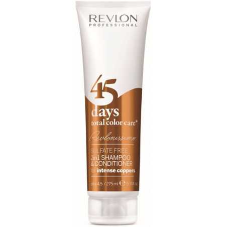 Šampon a kondicionér pro intenzivní měděné odstíny 45 days total color care Revlon Professional - 275 ml