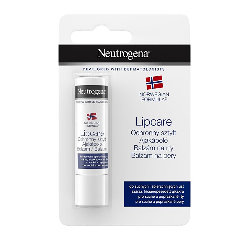 Balzám na rty SPF 4 v blistru (Lippen) Neutrogena - 4,8 g Balzám na rty SPF 4 v blistru (Lippen) Neutrogena - 4,8 g