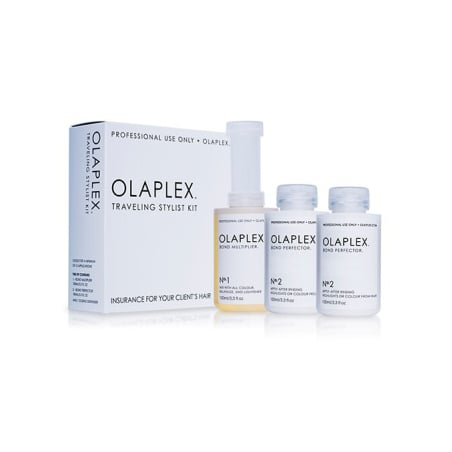 Sada pro barvené nebo chemicky ošetřené vlasy (Traveling Stylist Kit) Olaplex - 3 x 100 ml