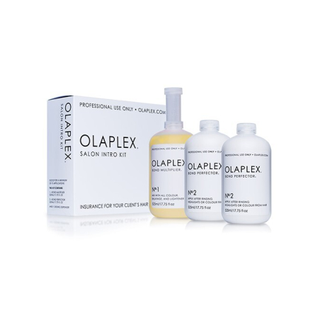 Sada pro barvené nebo chemicky ošetřené vlasy (Salon Intro Kit) Olaplex - 3 x 525 ml