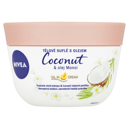 Tělové suflé s olejem Coconut & Manoi Oil Nivea - 200 ml