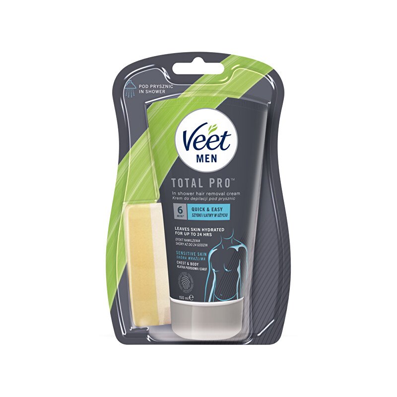 Depilační krém do sprchy pro citlivou pokožku Men Silk & Fresh Veet - 150 ml Depilační krém do sprchy pro citlivou pokožku Men Silk & Fresh Veet - 150 ml