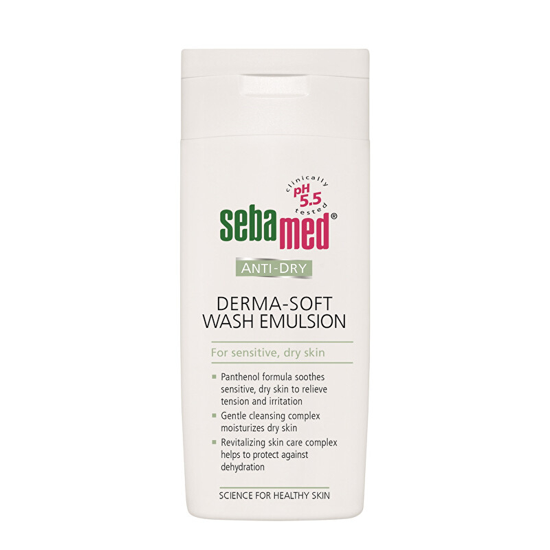 Mycí emulze s fytosteroly Anti-Dry (Derma-Soft Wash Emulsion) Sebamed - 200 ml Mycí emulze s fytosteroly Anti-Dry (Derma-Soft Wash Emulsion) Sebamed - 200 ml
