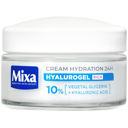 Intenzivně hydratační denní krém Hyalurogel (Rich Hydration Cream) Mixa - 50 ml