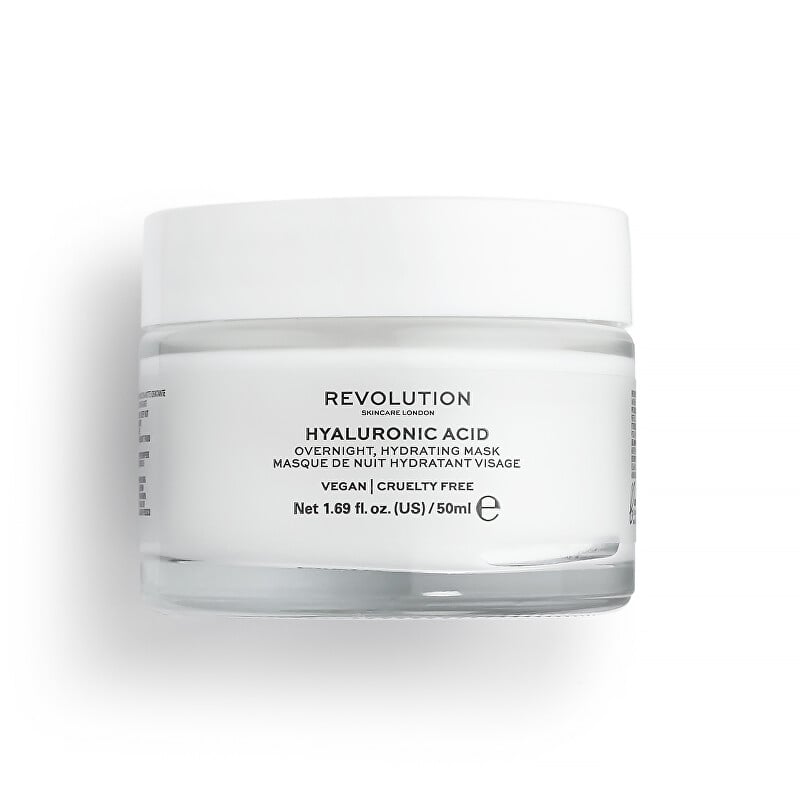 Noční hydratační maska na obličej Hyaluronic Acid (Overnight Hydrating Mask) Revolution Skincare - 50 ml Noční hydratační maska na obličej Hyaluronic Acid (Overnight Hydrating Mask) Revolution Skincare - 50 ml