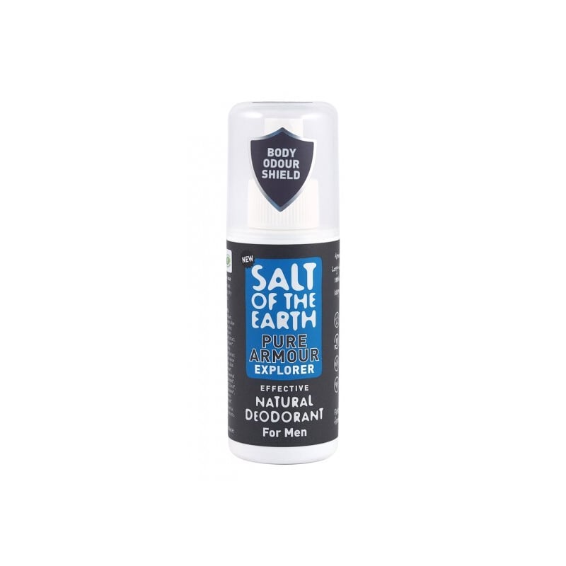Přírodní deodorant ve spreji pro muže Pure Armour Explorer (Natural Deodorant) Salt Of The Earth - 100 ml Přírodní deodorant ve spreji pro muže Pure Armour Explorer (Natural Deodorant) Salt Of The Earth - 100 ml