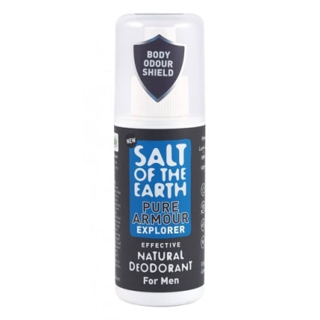 Přírodní deodorant ve spreji pro muže Pure Armour Explorer (Natural Deodorant) Salt Of The Earth - 100 ml