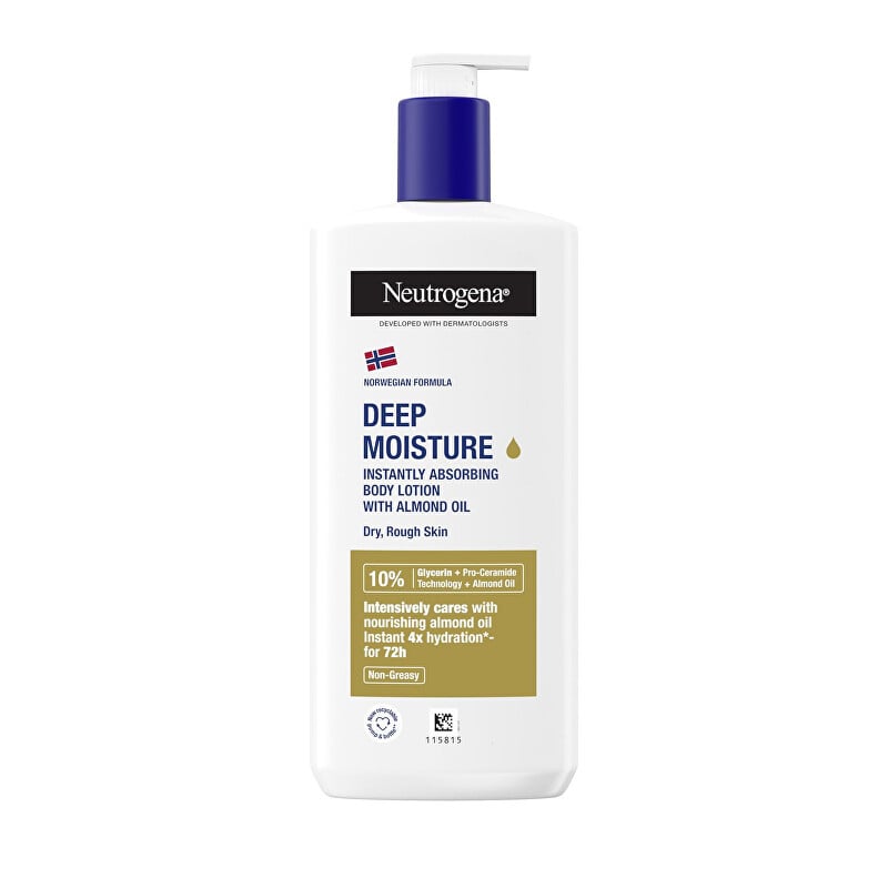 Hloubkově hydratační tělové mléko s olejem Neutrogena - 400 ml Hloubkově hydratační tělové mléko s olejem Neutrogena - 400 ml