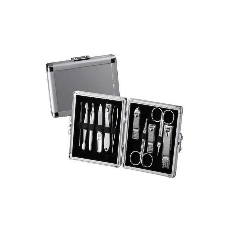 Manikúrní set kufřík Silver / Three Seven - 11 nástrojů