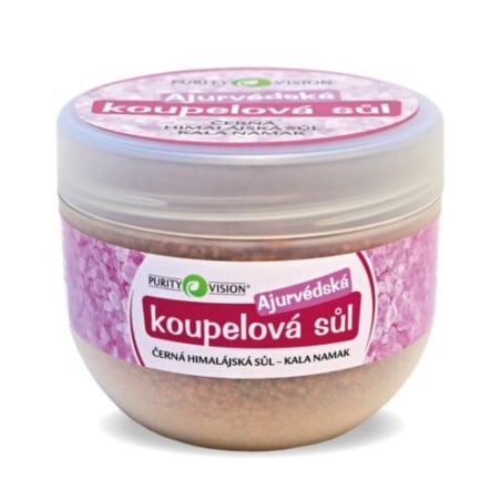 Ajurvédská koupelová sůl (Černá himalájská sůl – Kala Namak) Purity Vision - 500 g