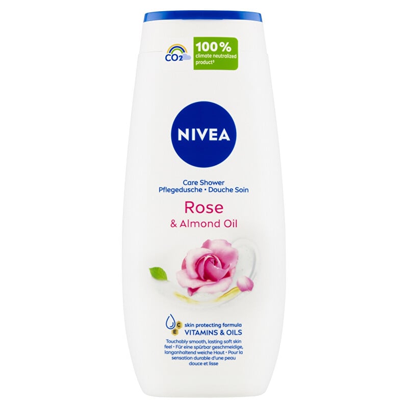 Pečující sprchový gel Care & Roses Nivea - 500 ml Pečující sprchový gel Care & Roses Nivea - 500 ml