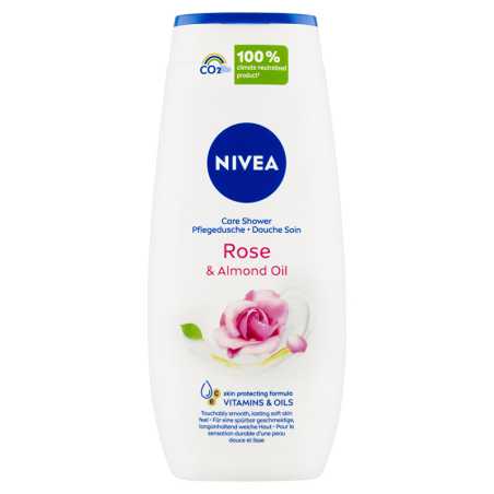 Pečující sprchový gel Care & Roses Nivea - 500 ml