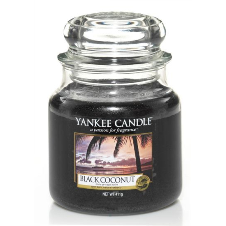 Aromatická svíčka Classic střední Black Coconut Yankee Candle - 411 g