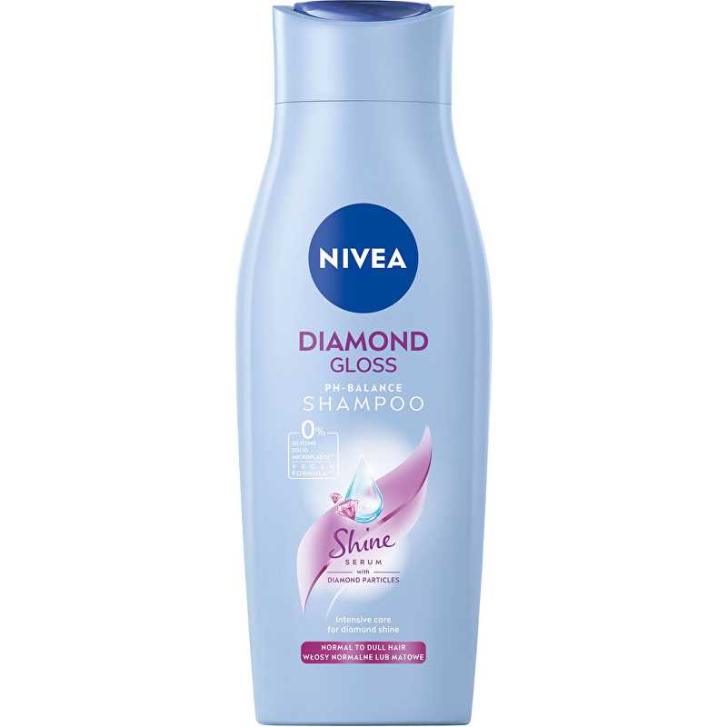 Šampon pro oslňující lesk vlasů Diamond Gloss Nivea - 400 ml