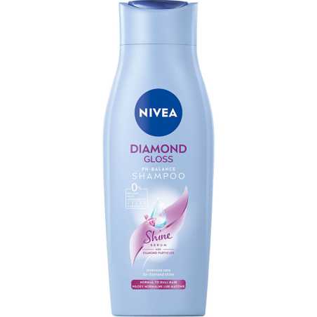 Šampon pro oslňující lesk vlasů Diamond Gloss Nivea - 400 ml
