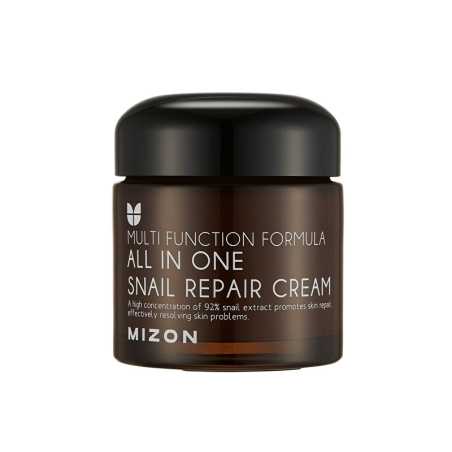 Regenerační pleťový krém s filtrátem hlemýždího sekretu 92% (All In One Snail Repair Cream) Mizon - 75 ml