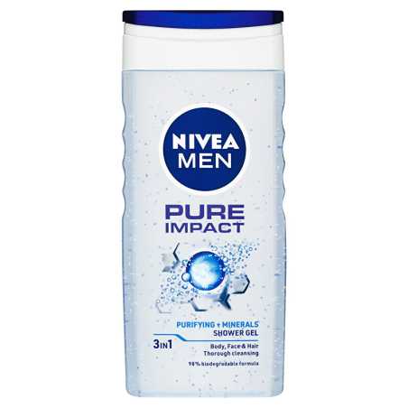 Energizující sprchový gel Men Pure Impact (Shower Gel) Nivea - 500 ml