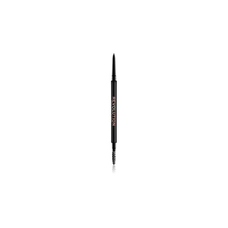 Precizní tužka na obočí s kartáčkem (Precise Brow Pencil Light Brown) Revolution / Odstín: Brown - 0,05 g Precizní tužka na obočí s kartáčkem (Precise Brow Pencil Light Brown) Revolution / Odstín: Brown - 0,05 g