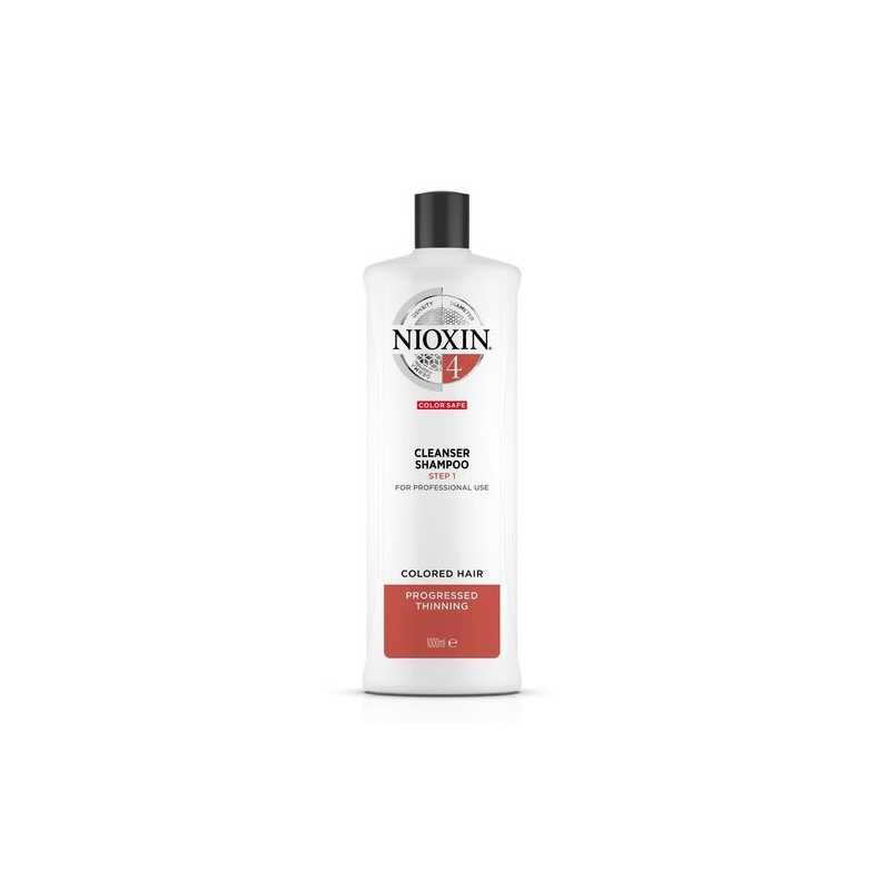 Čisticí šampon pro jemné barvené výrazně řídnoucí vlasy System 4 (Shampoo Cleanser System 4) Nioxin - 1000 ml Čisticí šampon pro jemné barvené výrazně řídnoucí vlasy System 4 (Shampoo Cleanser System 4) Nioxin - 1000 ml
