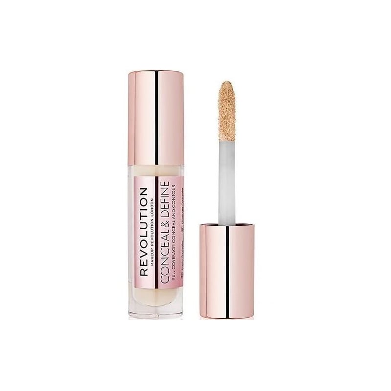 Tekutý korektor (Conceal & Define Concealer) Revolution / Odstín: C0.5 - 4 g Tekutý korektor (Conceal & Define Concealer) Revolution / Odstín: C0.5 - 4 g