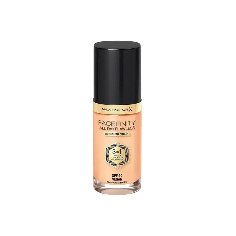 Dlouhotrvající make-up Facefinity 3 v 1 (All Day Flawless) Max Factor / Odstín: 44 Warm Ivory - 30 ml