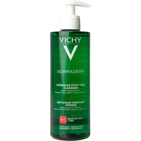 Hloubkově čisticí gel proti nedokonalostem aknózní pleti Normaderm (Intensive Purifying Cleanser) Vichy - 200 ml