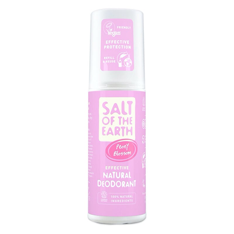 Přírodní minerální deodorant ve spreji Peony Blossom (Natural Deodorant) Salt Of The Earth - 100 ml