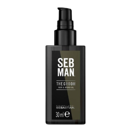 Olej na vlasy a vousy SEB MAN The Groom (Hair & Beard Oil) Sebastian Professional - 30 ml