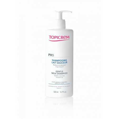 Jemné šamponové mléko PH5 (Gentle Milk Shampoo) Topicrem - 500 ml