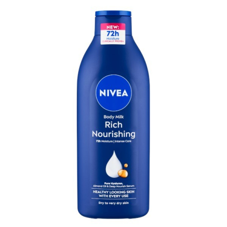 Výživné tělové mléko pro suchou až velmi suchou pokožku (Body Milk) Nivea - 625 ml