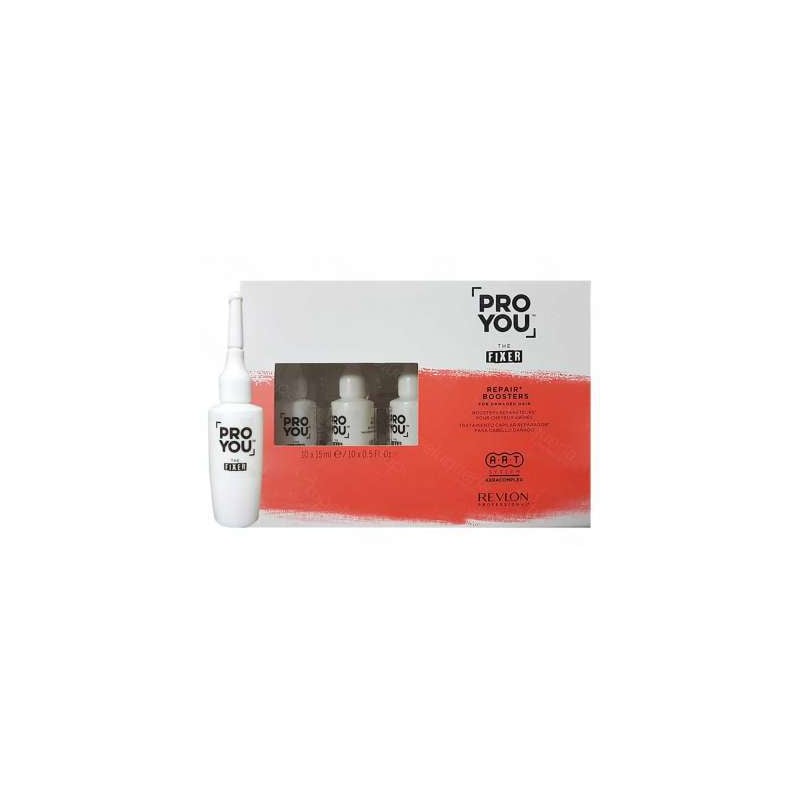 Rekonstrukční kúra pro poškozené vlasy Pro You The Fixer (Repair Boosters) Revlon Professional - 10 x 15 ml Rekonstrukční kúra pro poškozené vlasy Pro You The Fixer (Repair Boosters) Revlon Professional - 10 x 15 ml